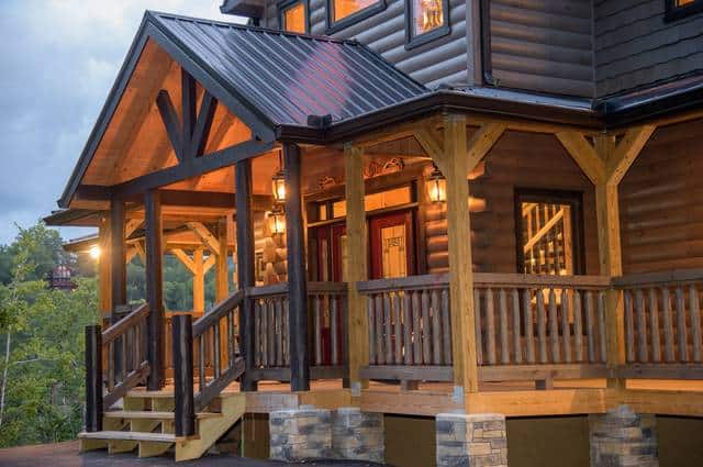 front porch cabin